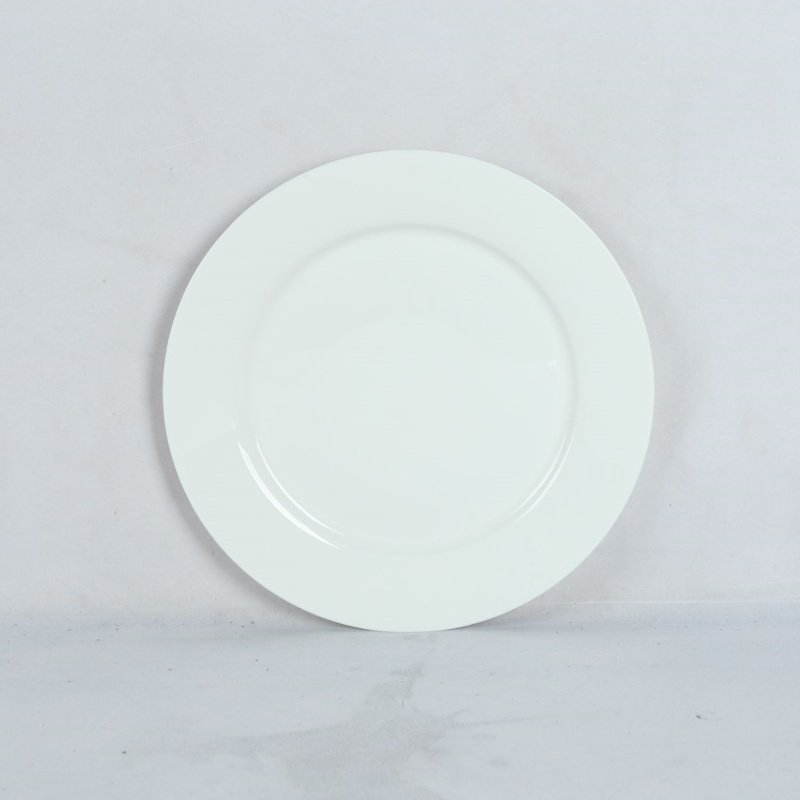 Happy Go 23cm Flat Salad Plate Bone China