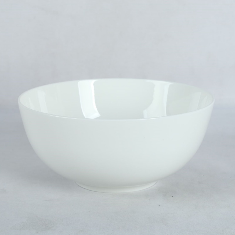 HAPPY GO 23CM (2400ml/84OZ) BOWL BONE CHINA