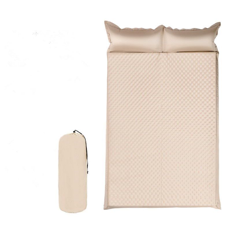 Double self-inflating air mattress, sponge mattress, outdoor tent mattress, sponge mattress