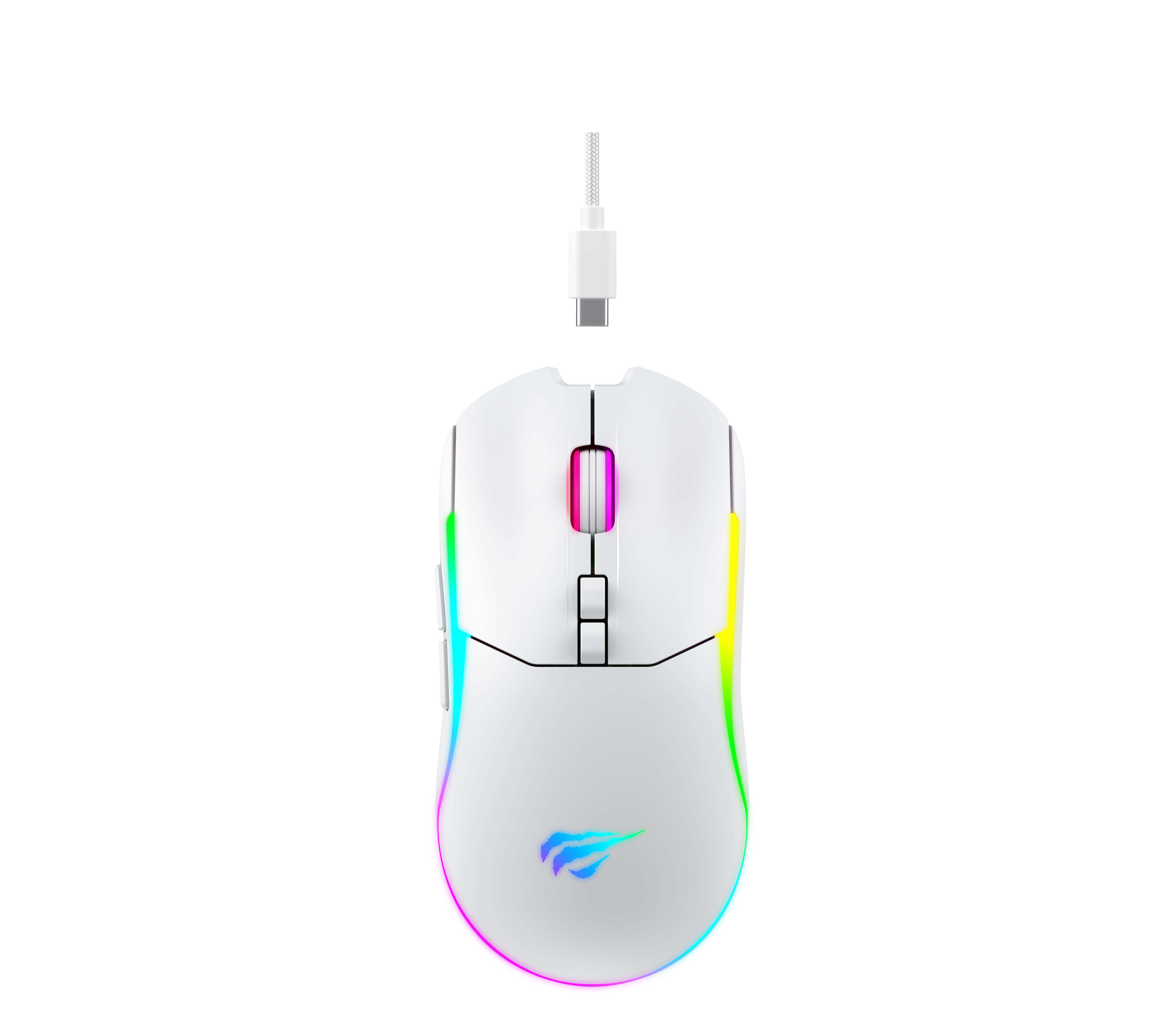 HAVIT MS1020WB Wireless Gaming Mouse with 3 Mode Connection and RGB Light