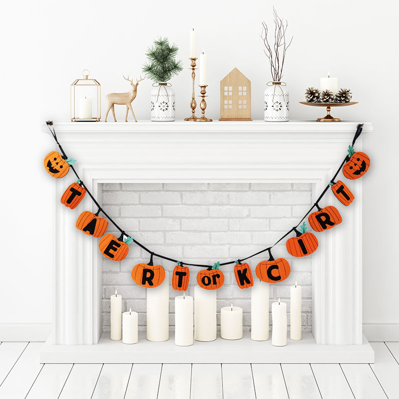 72'' Halloween Pumpkin Garlands