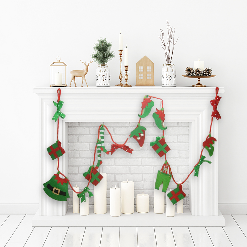 3M Christmas Elf Garlands