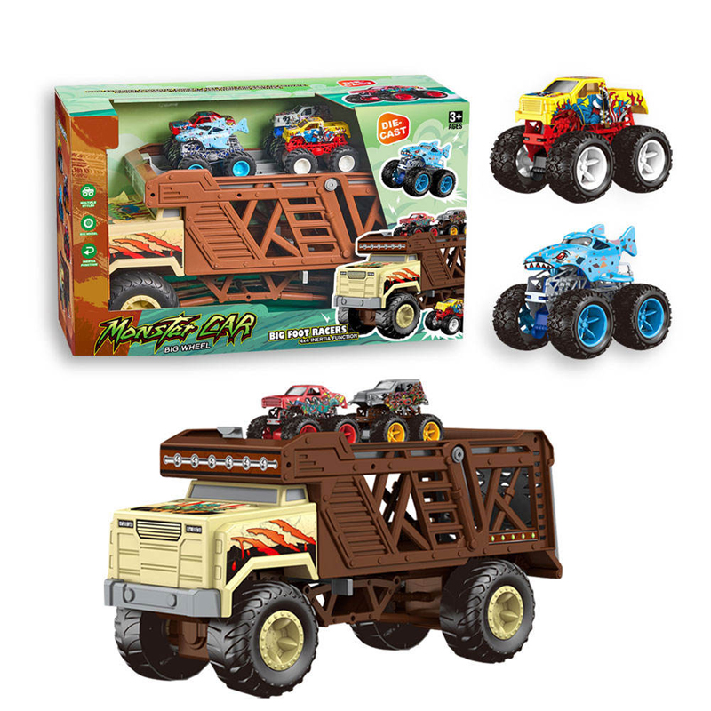 Free Wheel Metal Car Toy Off-Road Vehicle Monster Truck Toy Alloy Car Toy Kids Inertia Toy