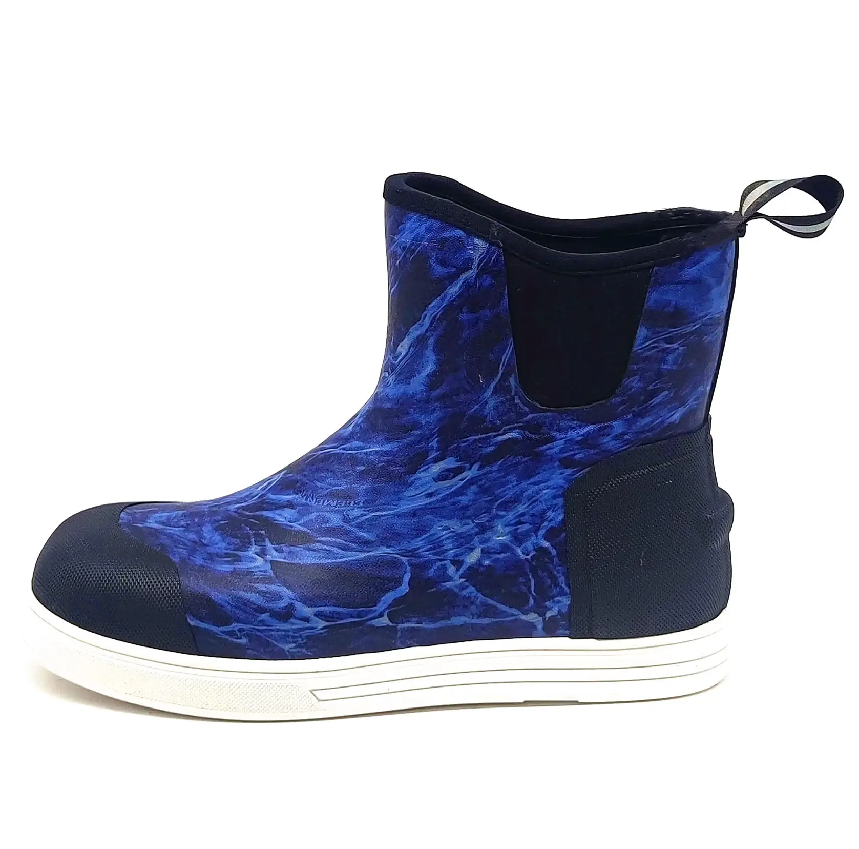 Men's and women's deck boots, waterproof chloroprene rubber lined rubber boots, anti-slip boat boots