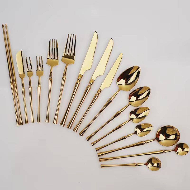 Gold Plated Stainless Steel Cutlery