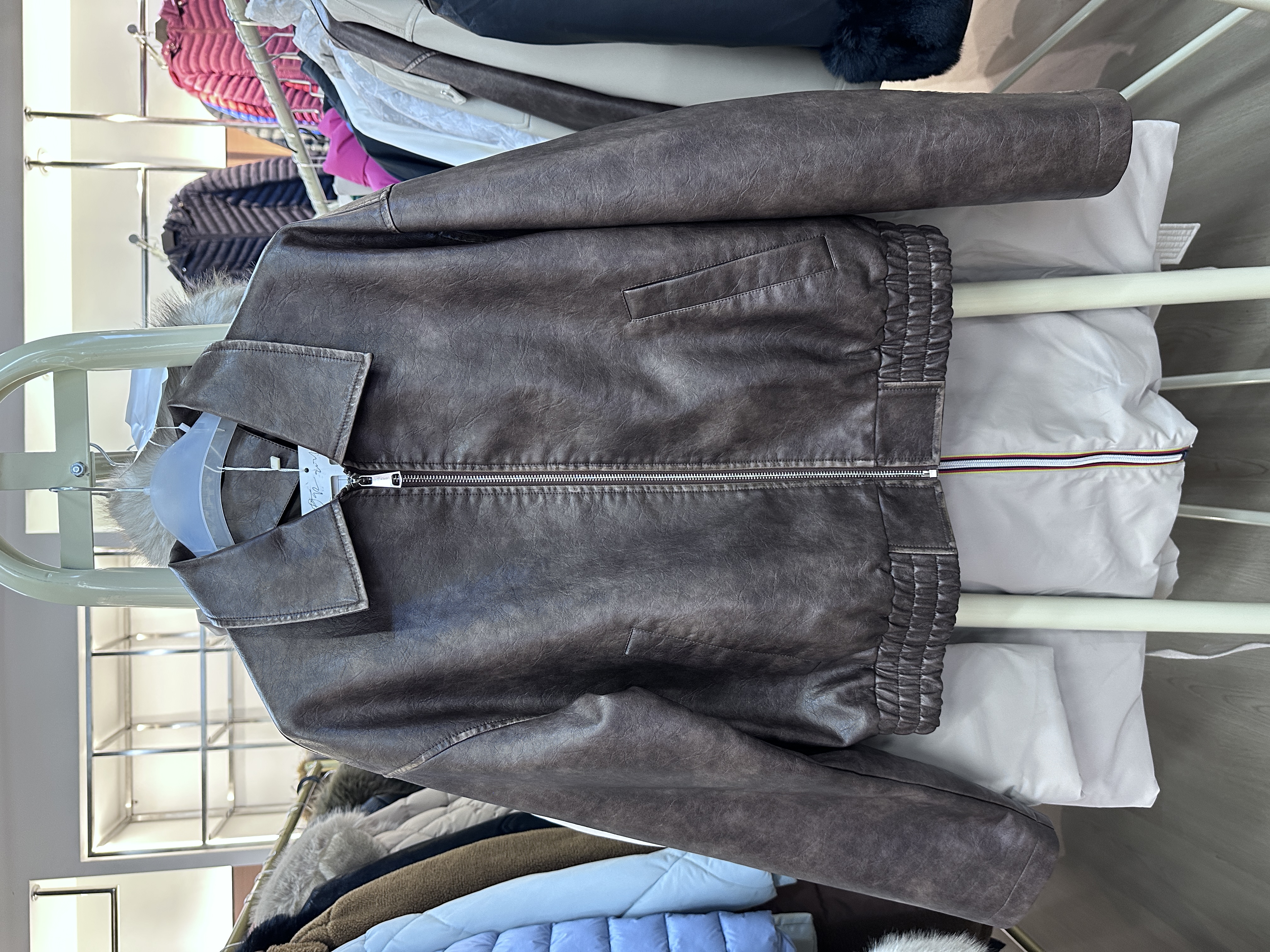 Women‘s pu jacket