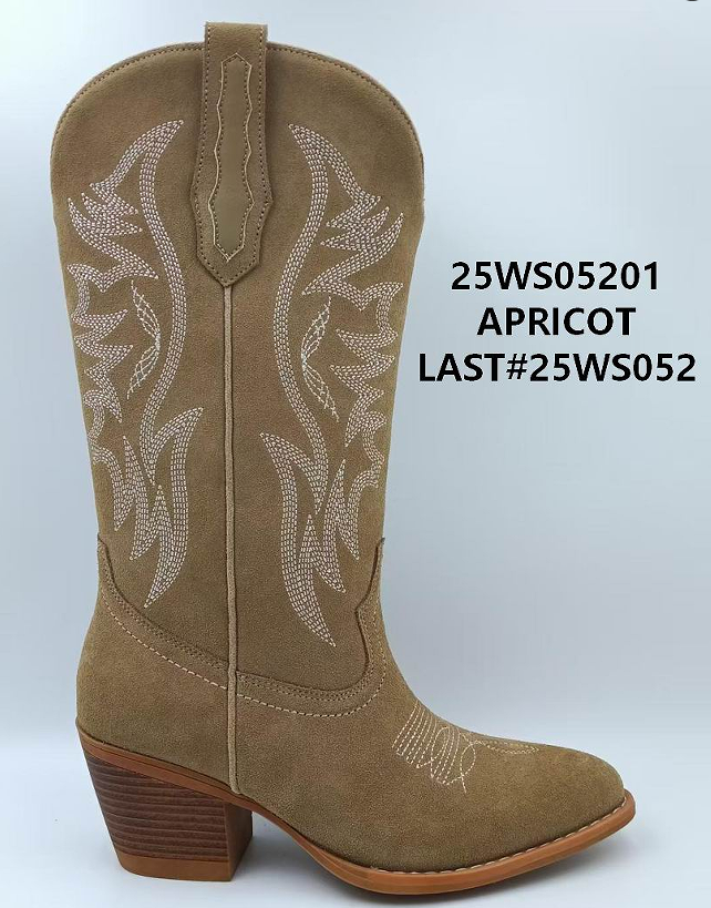 Women's suede high boots and denim boots