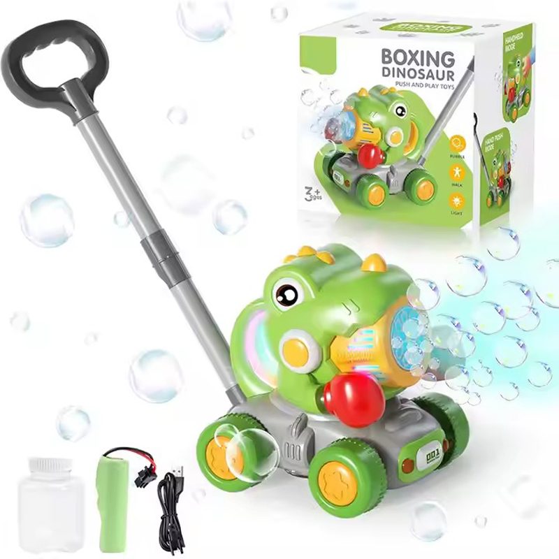 Bubble Push Car Toy Bubble Toy Outdoor Toy Boxing Dinosaur Push Car Bubble Toy Summer Toy