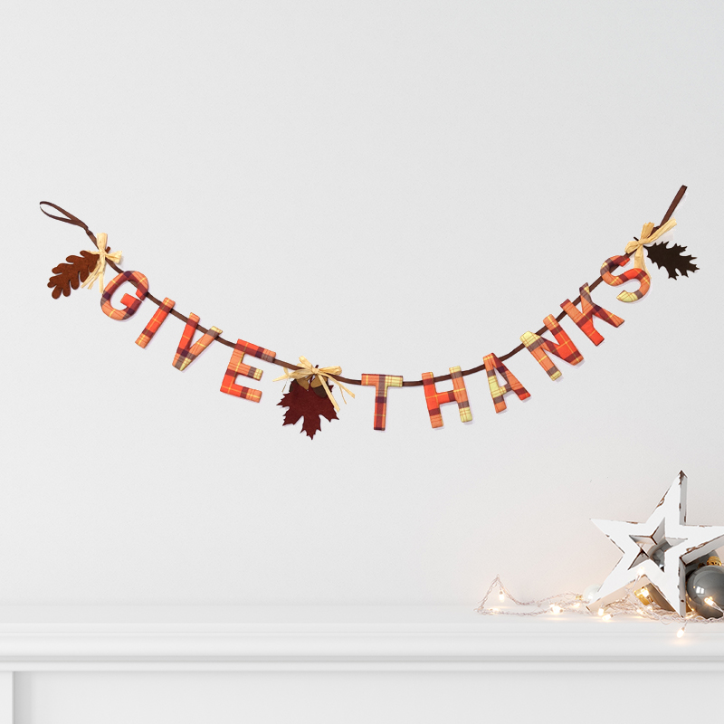 72'' Harvest GIVE THANKS Garland