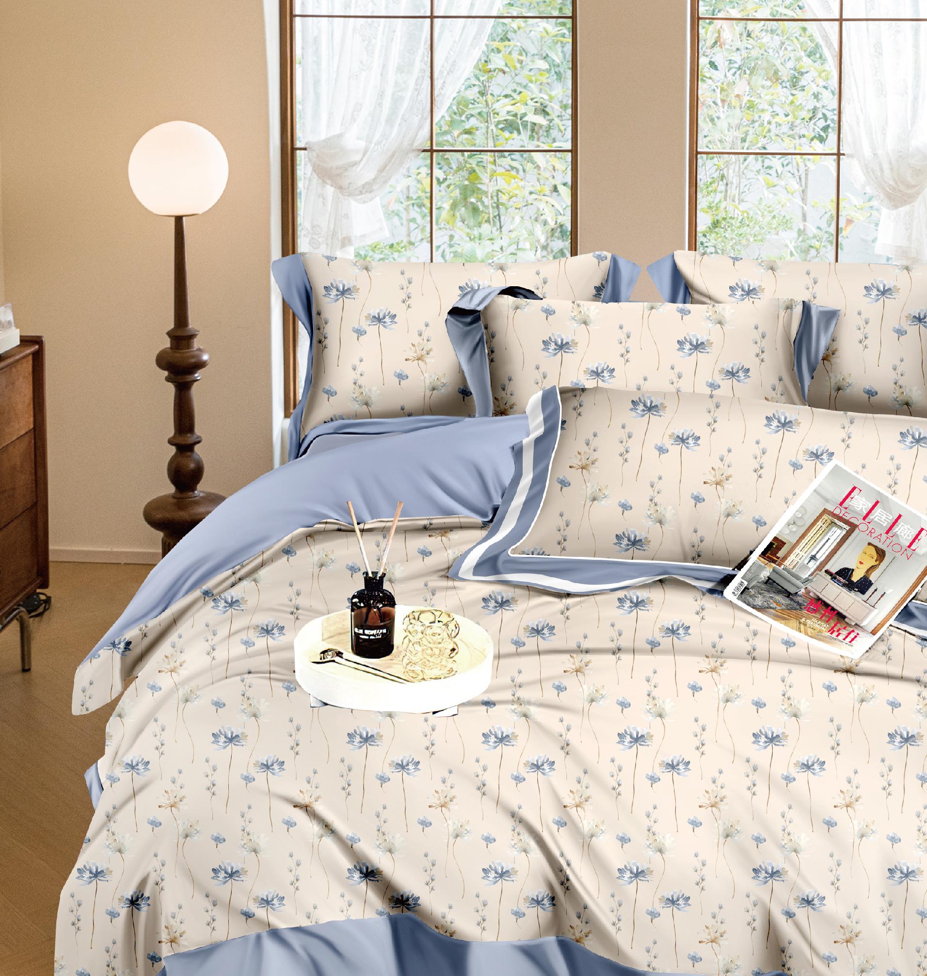 50%lyocell 50%polyester digital print sheet fabric