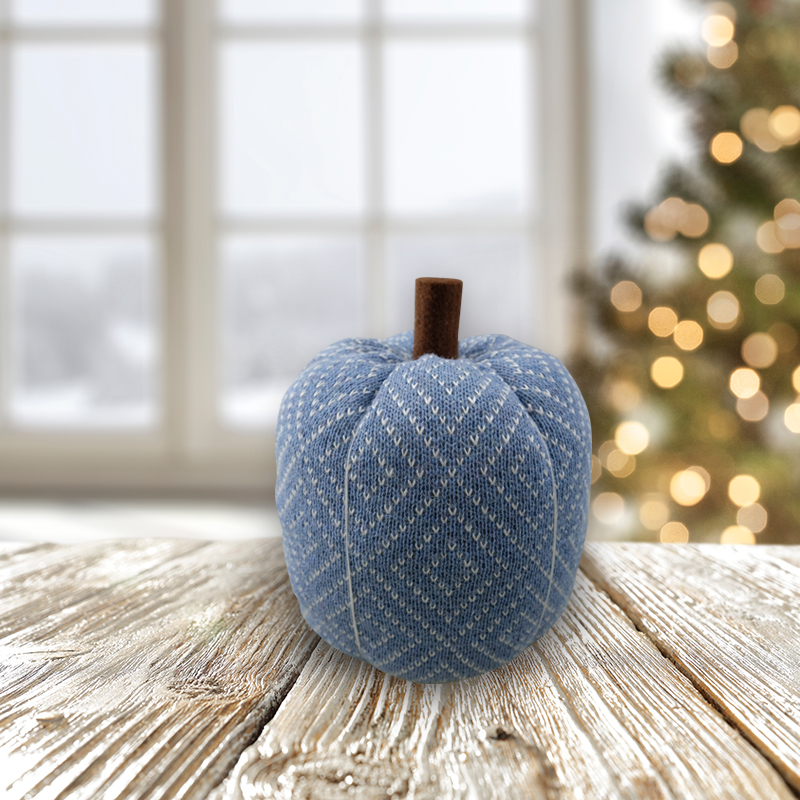 6''x7'' Harvest Knitted Pumpkin