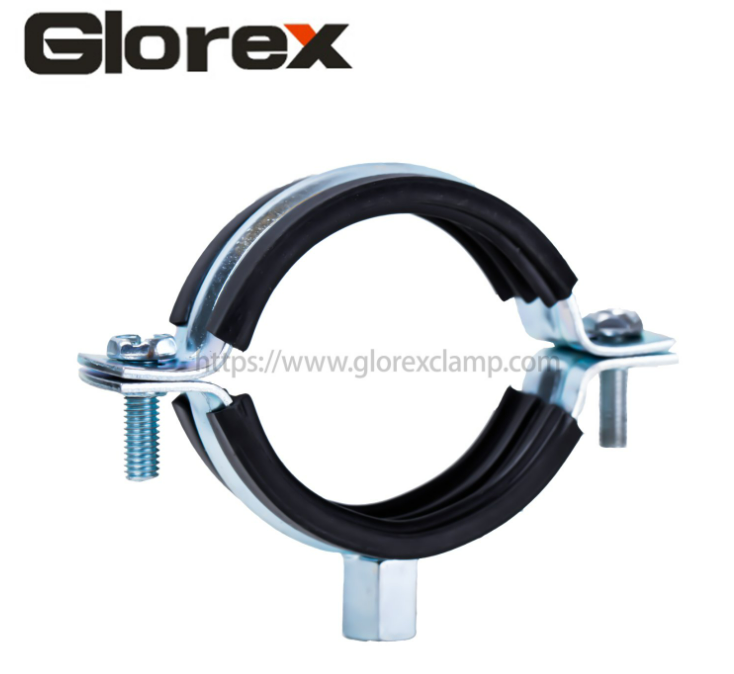 Glorex Heavy duy pipe clamp with rubber