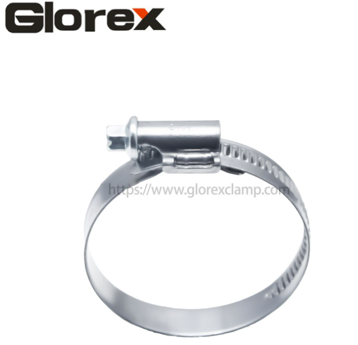 Glorex 9mm German type hose clamp without welding
