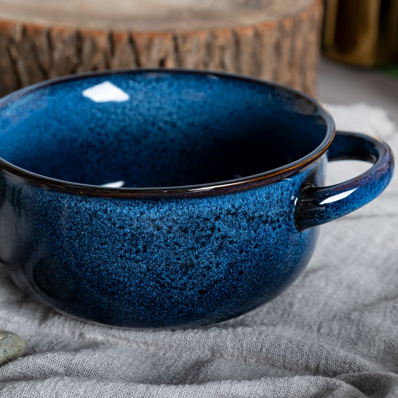 Happy Go 12cm（455ml/16oz) Bowl With Reactive Glaze