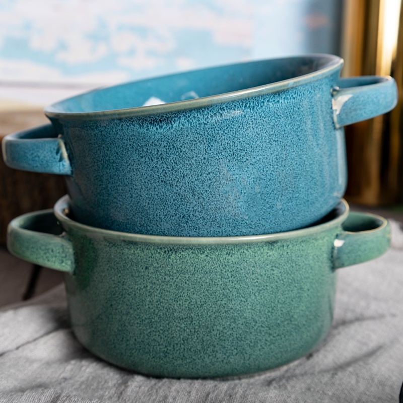 Happy Go 13.5cm（568ml/20oz) Bowl With Reactive Glaze