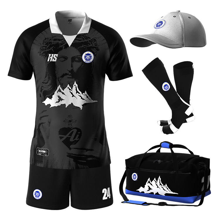 Football Uniforms Full Set Of Equipment Team Football Uniforms