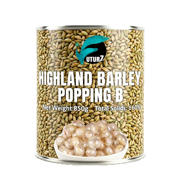 Highland barley popping boba, Water chestnut popping boba, Cheese popping boba, Coix Seed popping