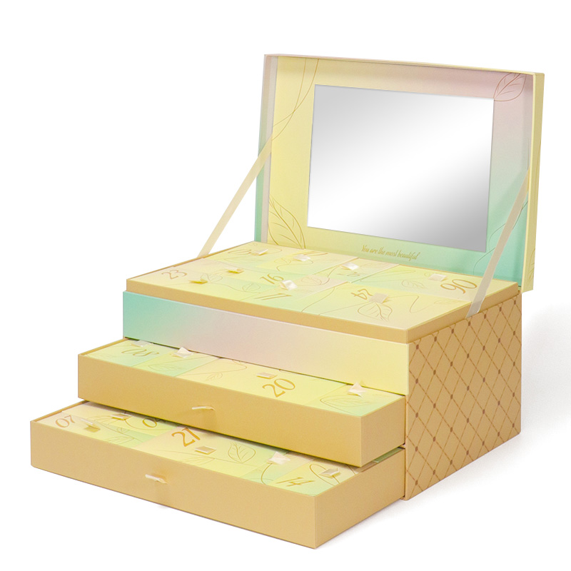 Luxury Flap 3-layer Advent Calendar With Mirror