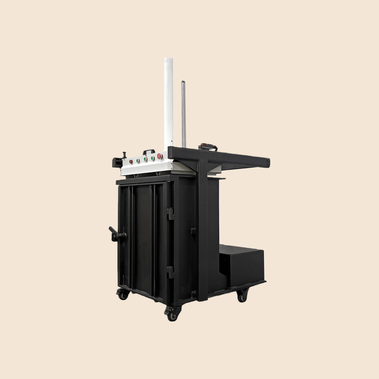 Industrial Vertical Baler With Vertical Compressor For Efficient Cardboard and Plastic Compression
