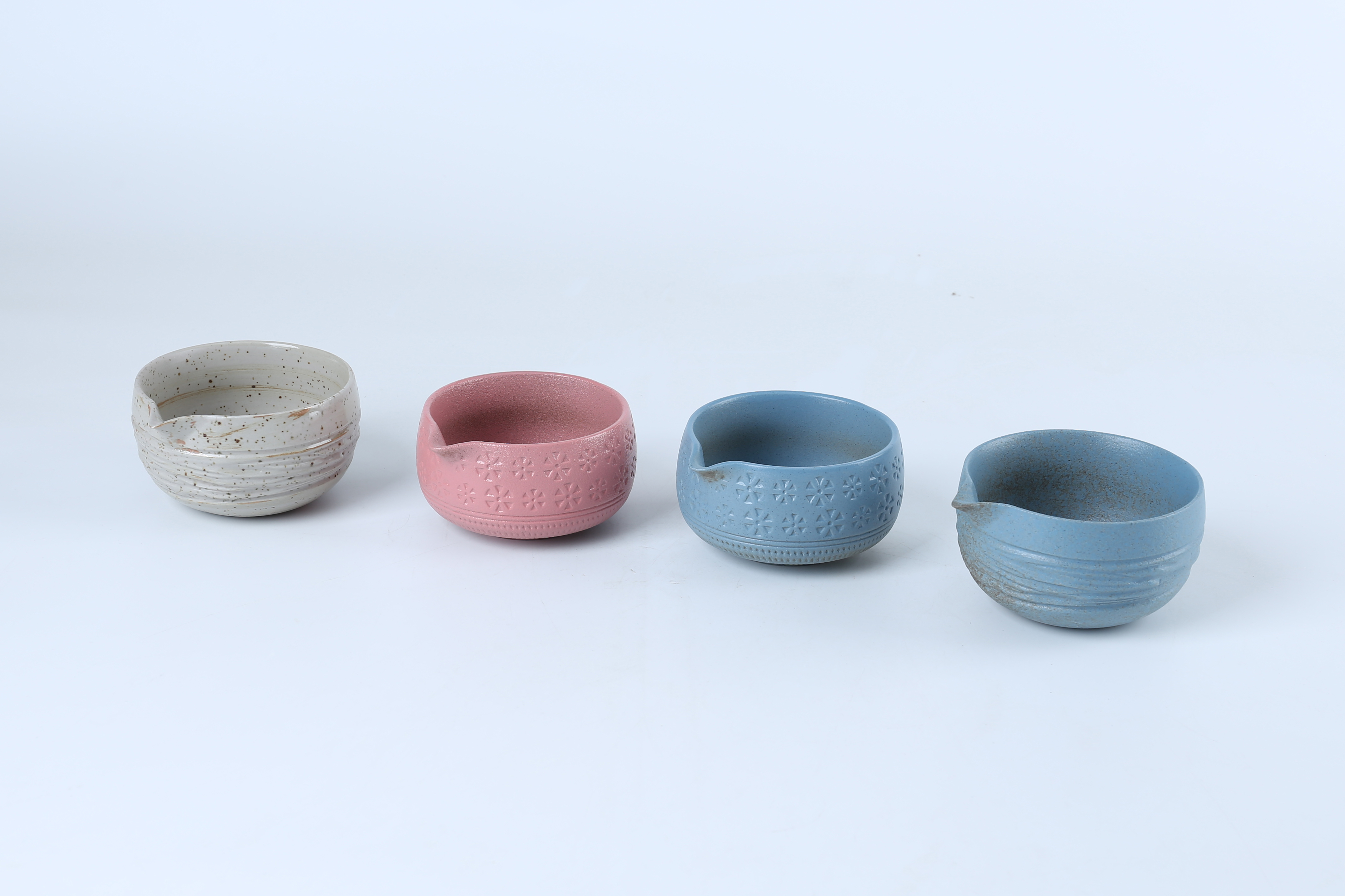 Porcelain matcha bowl, porcelain whisk holder porcelain matcha kit