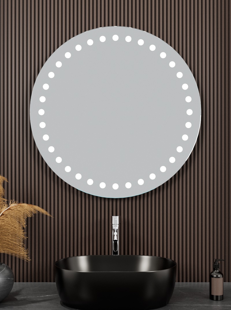 YOWAY LED Bathroom Mirror Wall Mounted LED Smart Mirror Anti-Fog Bathroom Accessories LED Mirror