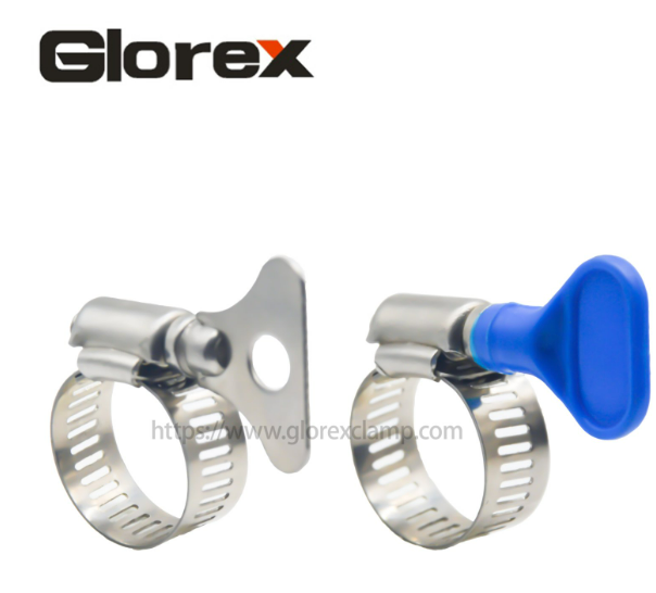 Glorex 12.7mm American type hose clamp with handle