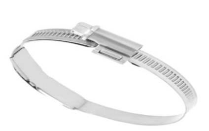 Glorex 9mm German type offset housing clamp with compensating band (side rivet type)