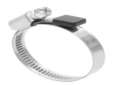 Glorex German type hose clamp with sheathing
