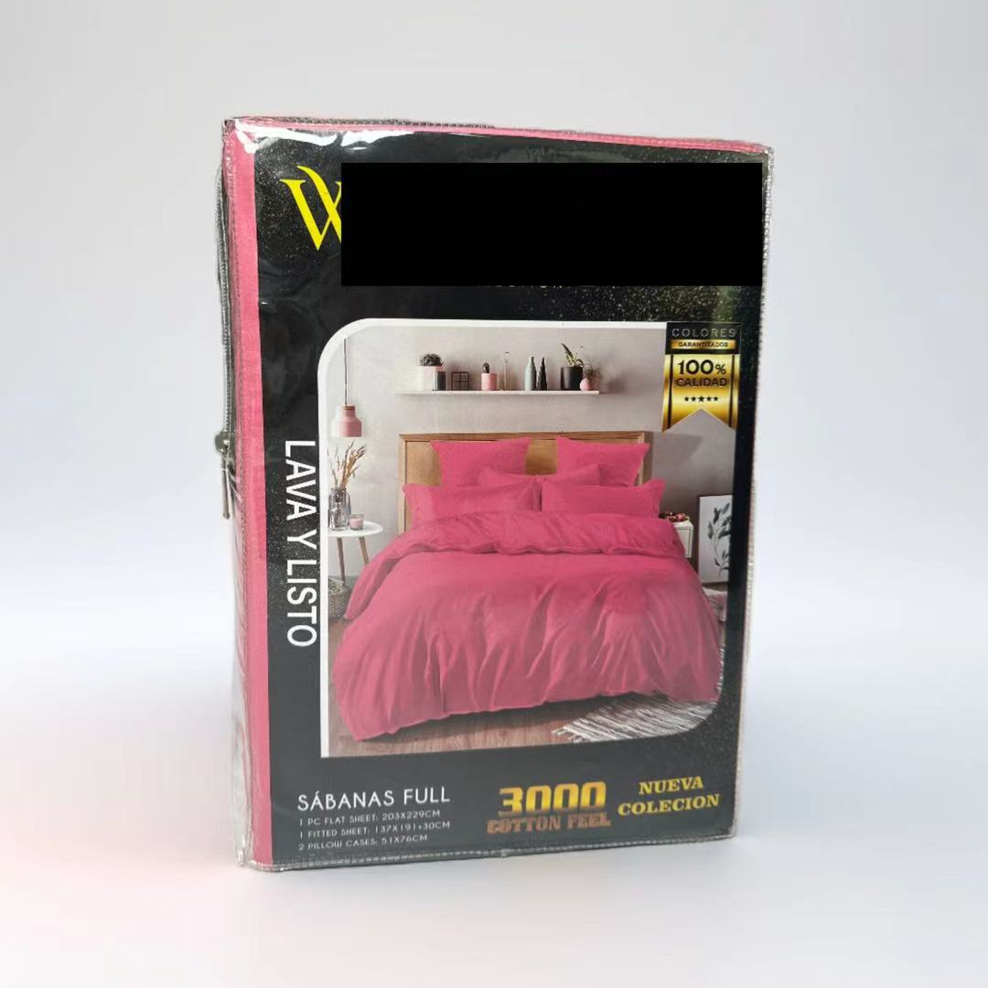 Polyester dyed bedding