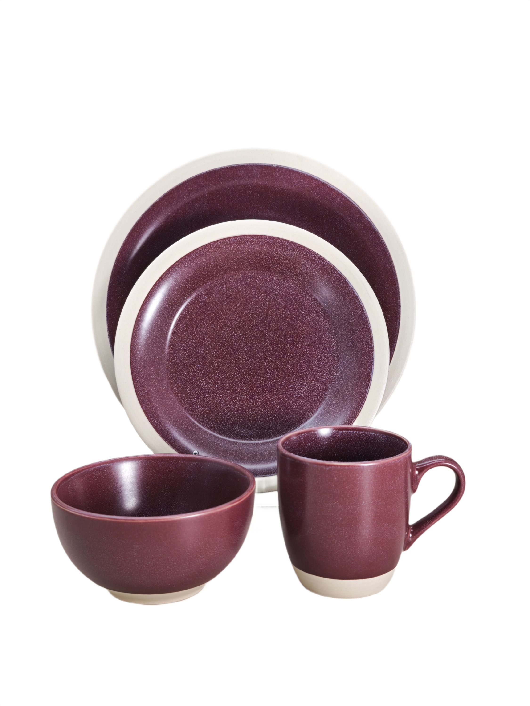 Tableware set of four pieces