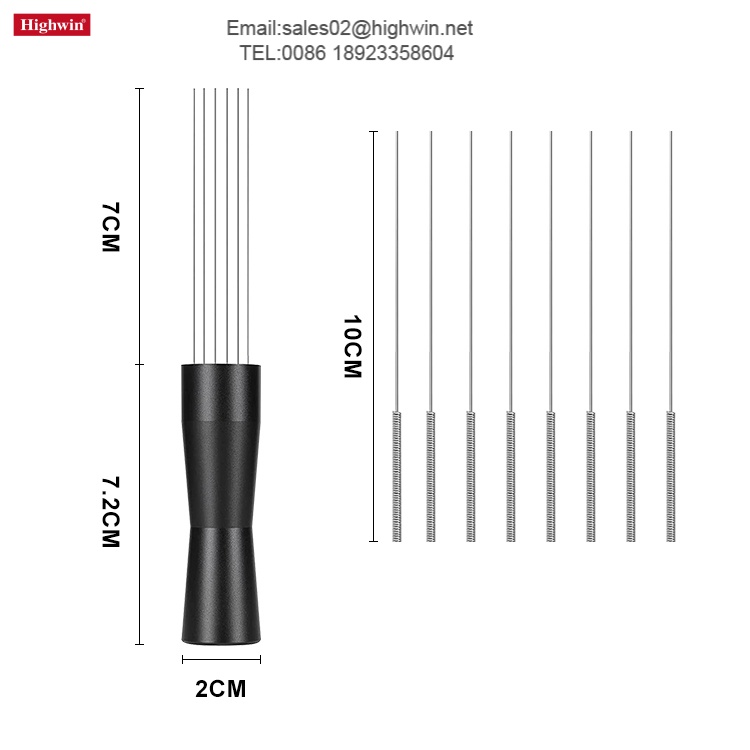 WDT Espresso Distribution Tool, 0.35mm 8 Needle Coffee Stirrer