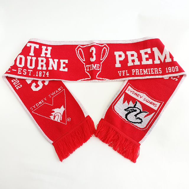 Custom 2026 World Sport Event Supporter Soccer Team Knitted Football Cup Rugby Club Fan Scarves
