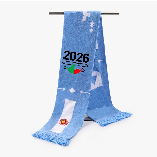 BSCI Factory Custom 2026 World Sports Event Supporter Football Cup Rugby Club Fan Scarves
