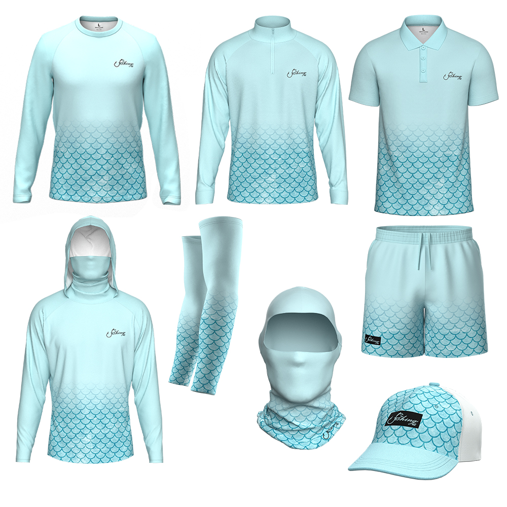 A Full Set Of Fishing Jerseys Sun Protection Fishing Wear