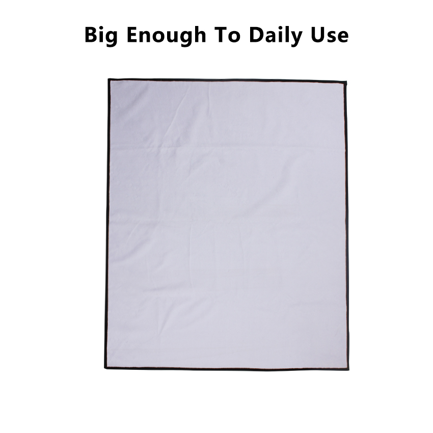 white travel blanket
