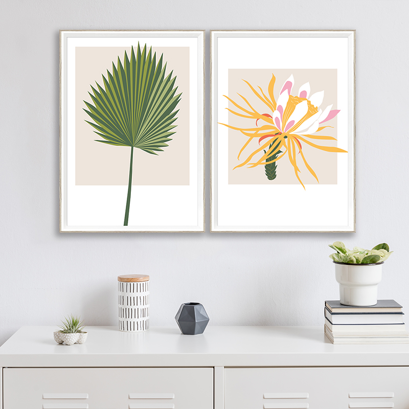 2023 Hot Sell Popular Design Printing Landscape painting HD wall art on canvas framed for livingroom
