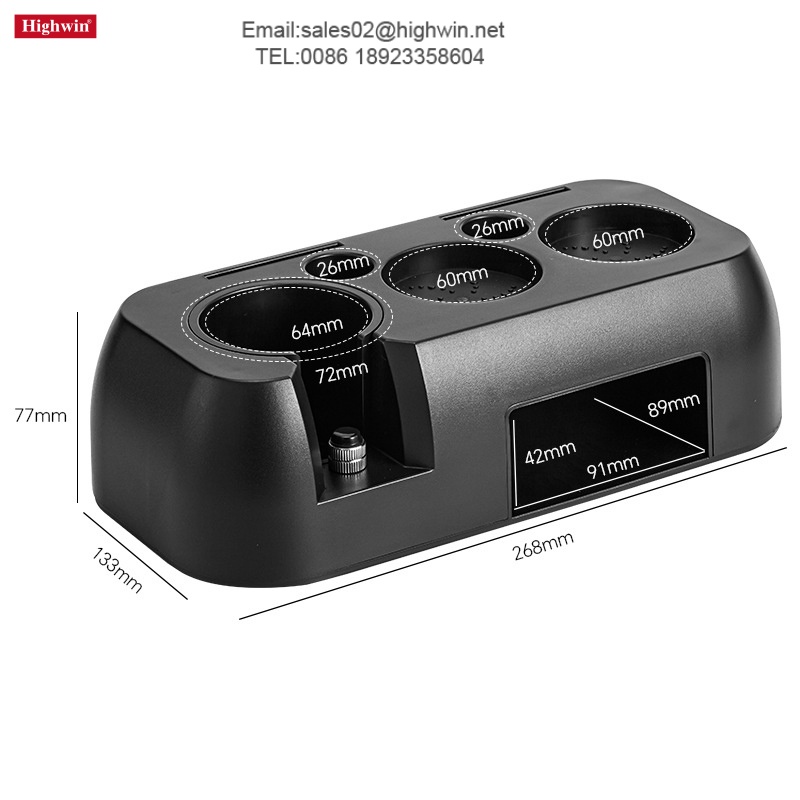 Espresso Knock Box & Tamping Station - Coffee Organizer Box