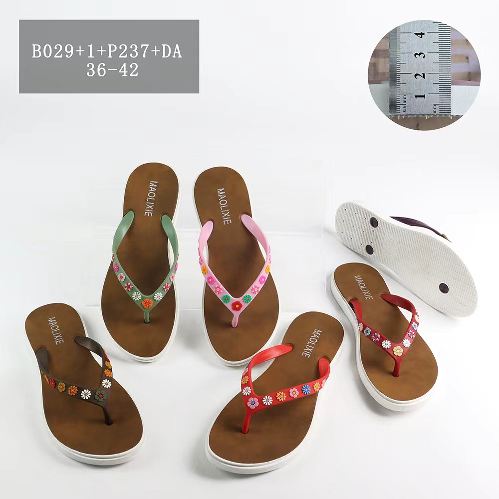 PVC blow-up fashion flip-flops