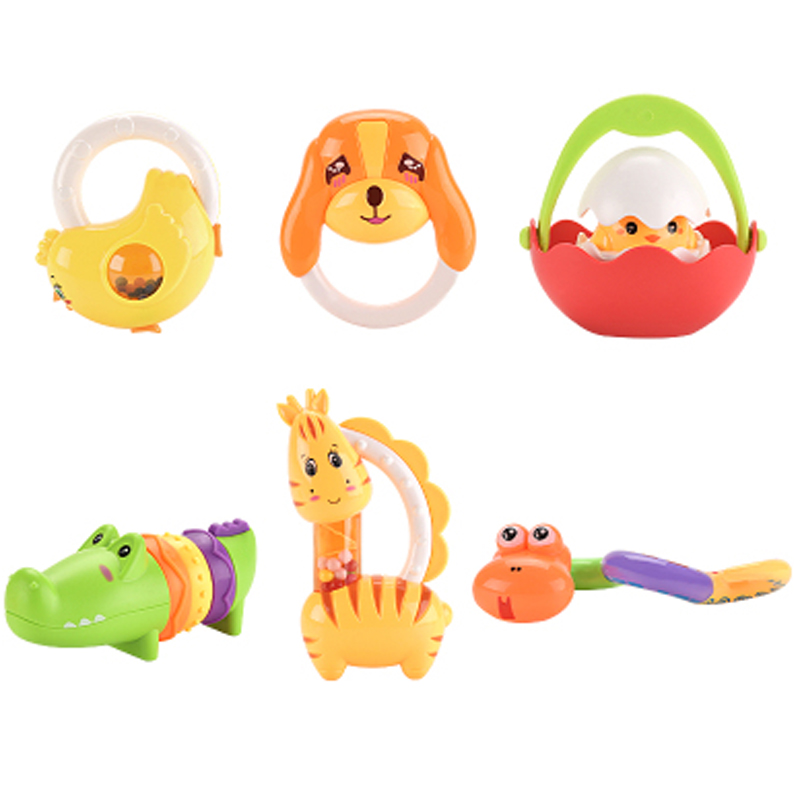 Cute Animals Rattles Toy Cartoon Rattles Toy Baby Rattles Toy Sensory Toys Baby Educational Toy