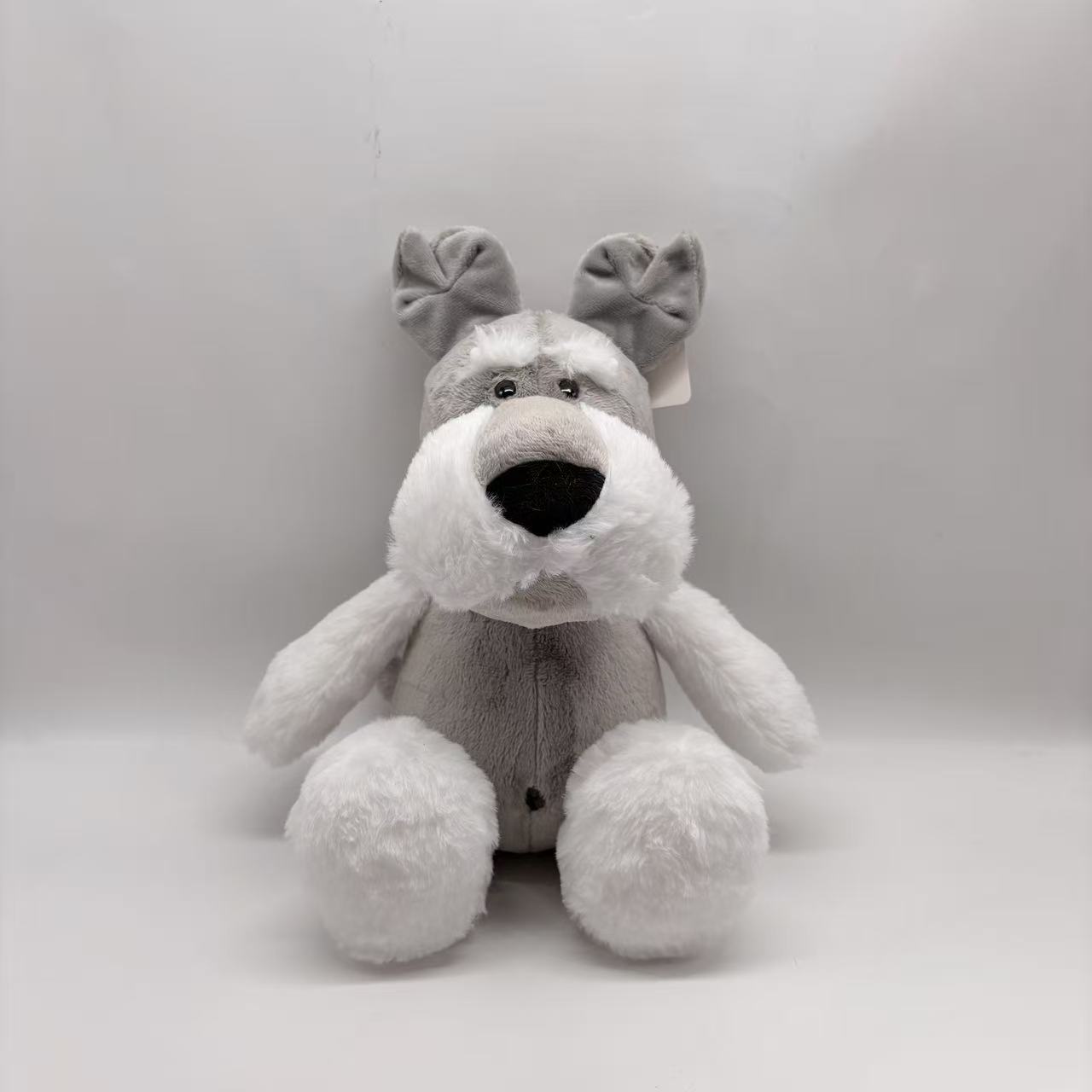 Plush toy，schnauzer, light brown bear, pink-white rabbit