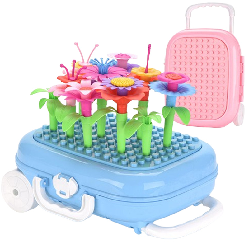 Kids Garden Building Block Toy DIY Assembling Toy Wholesale Educational Toys Blocks Toy