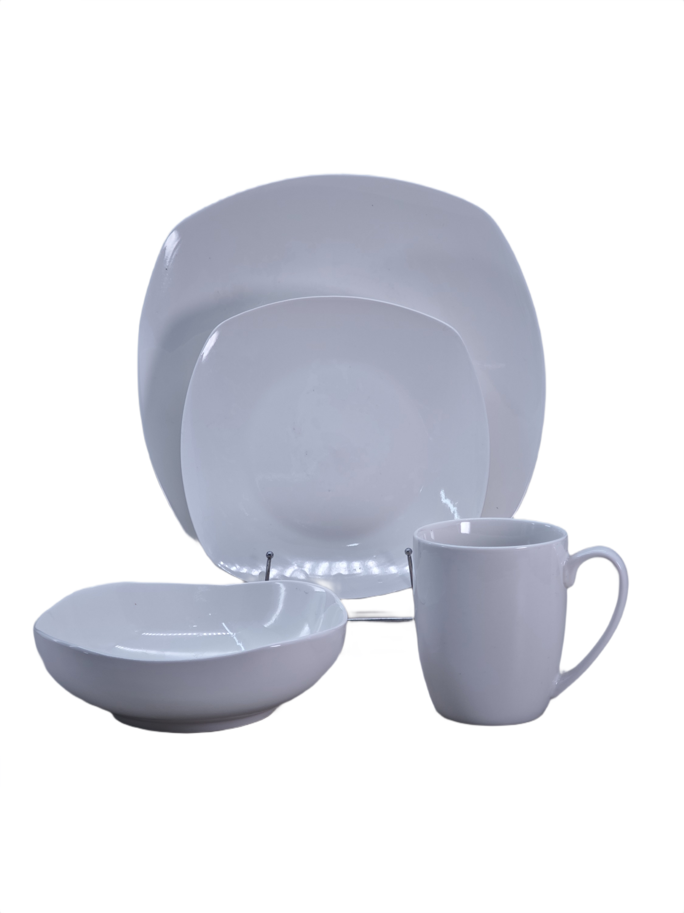 Square tableware four piece set