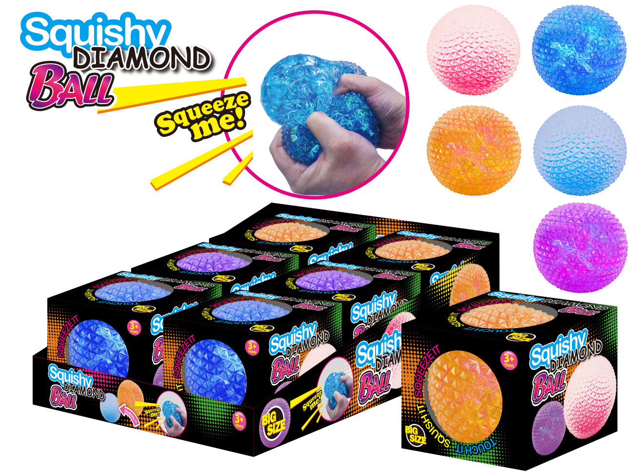 Squishy Diamond Ball