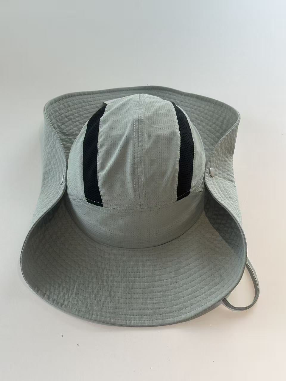Adjustable Wide-Brim Bucket Hat