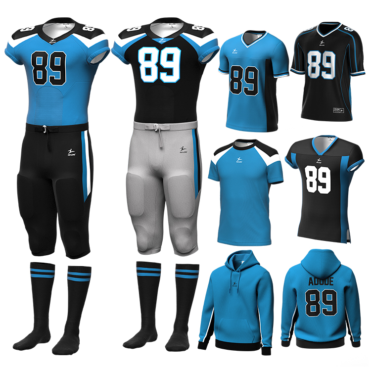 Full American Football Jersey Sets Team American Football Jerseys