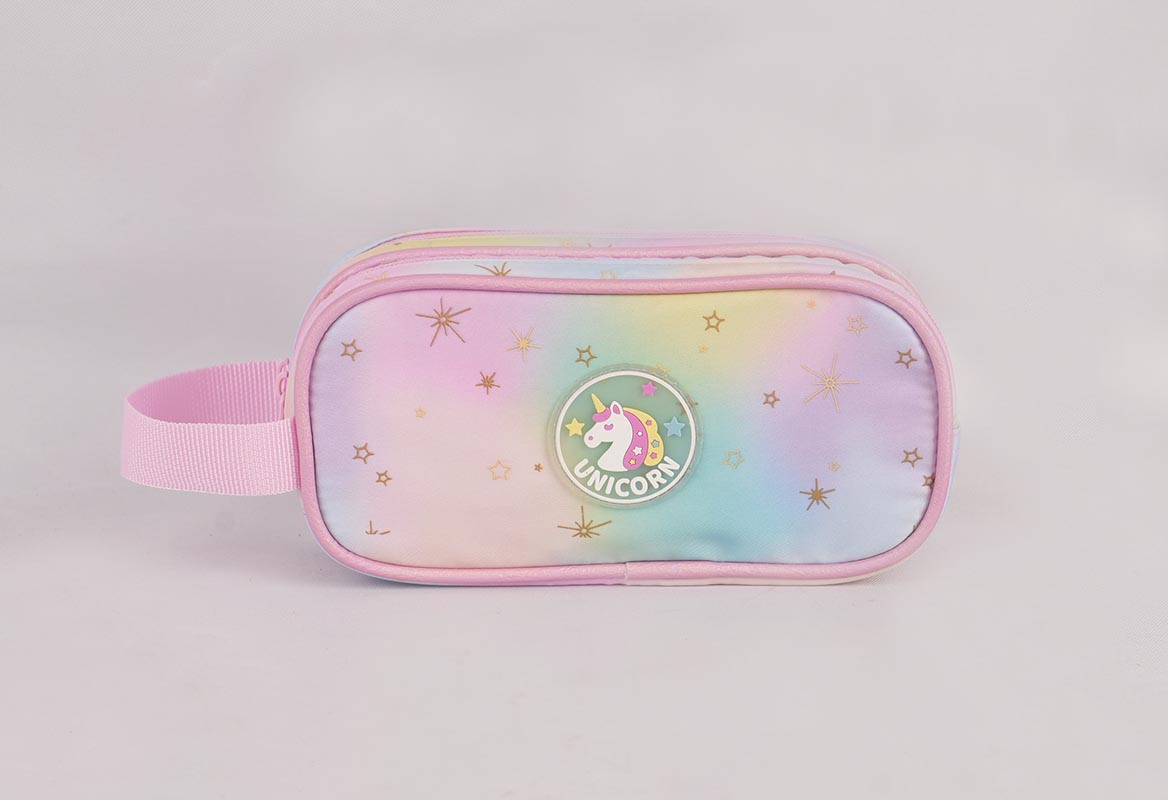Unicorn double-layer pen pouch