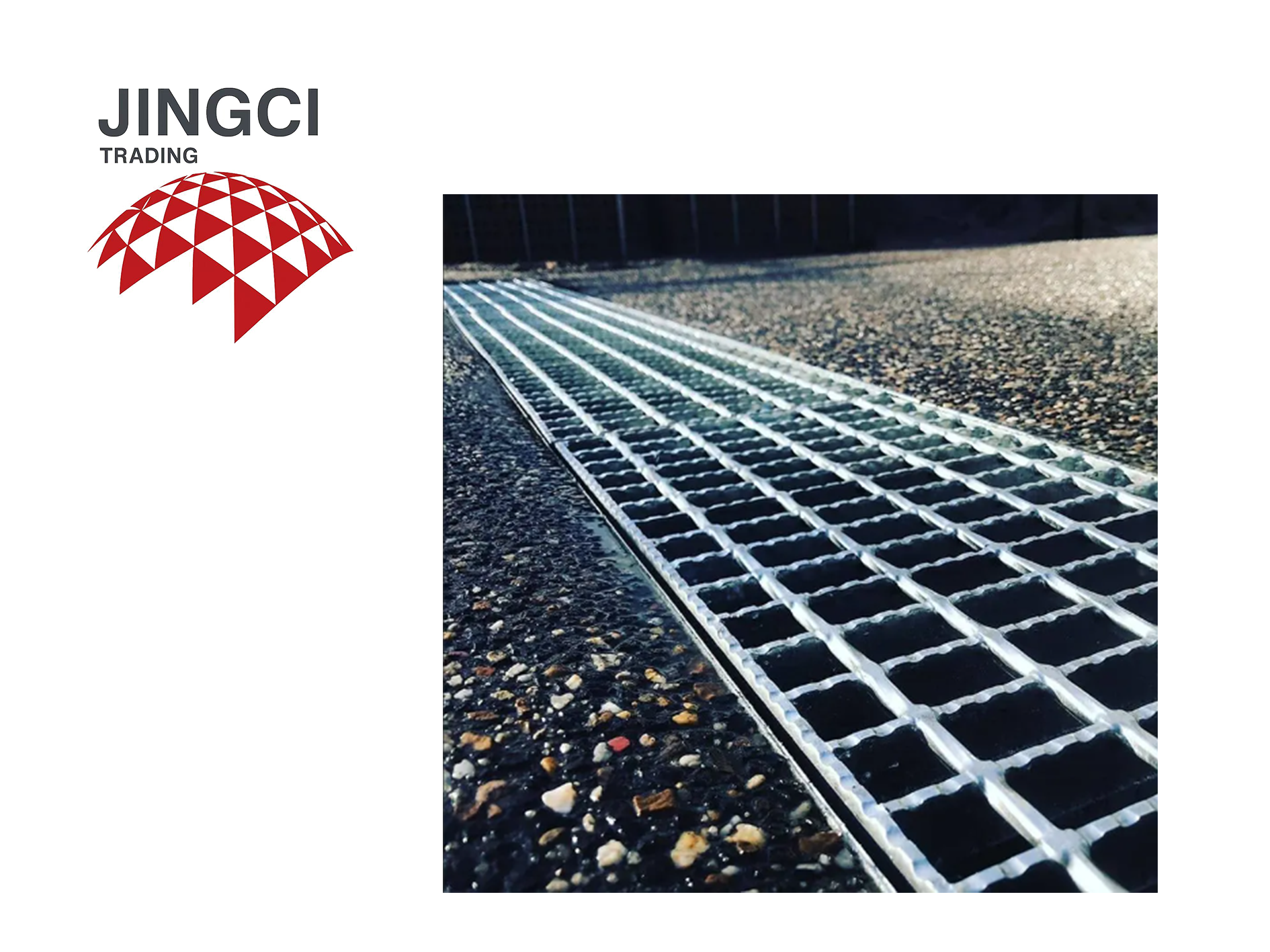 Steel grating