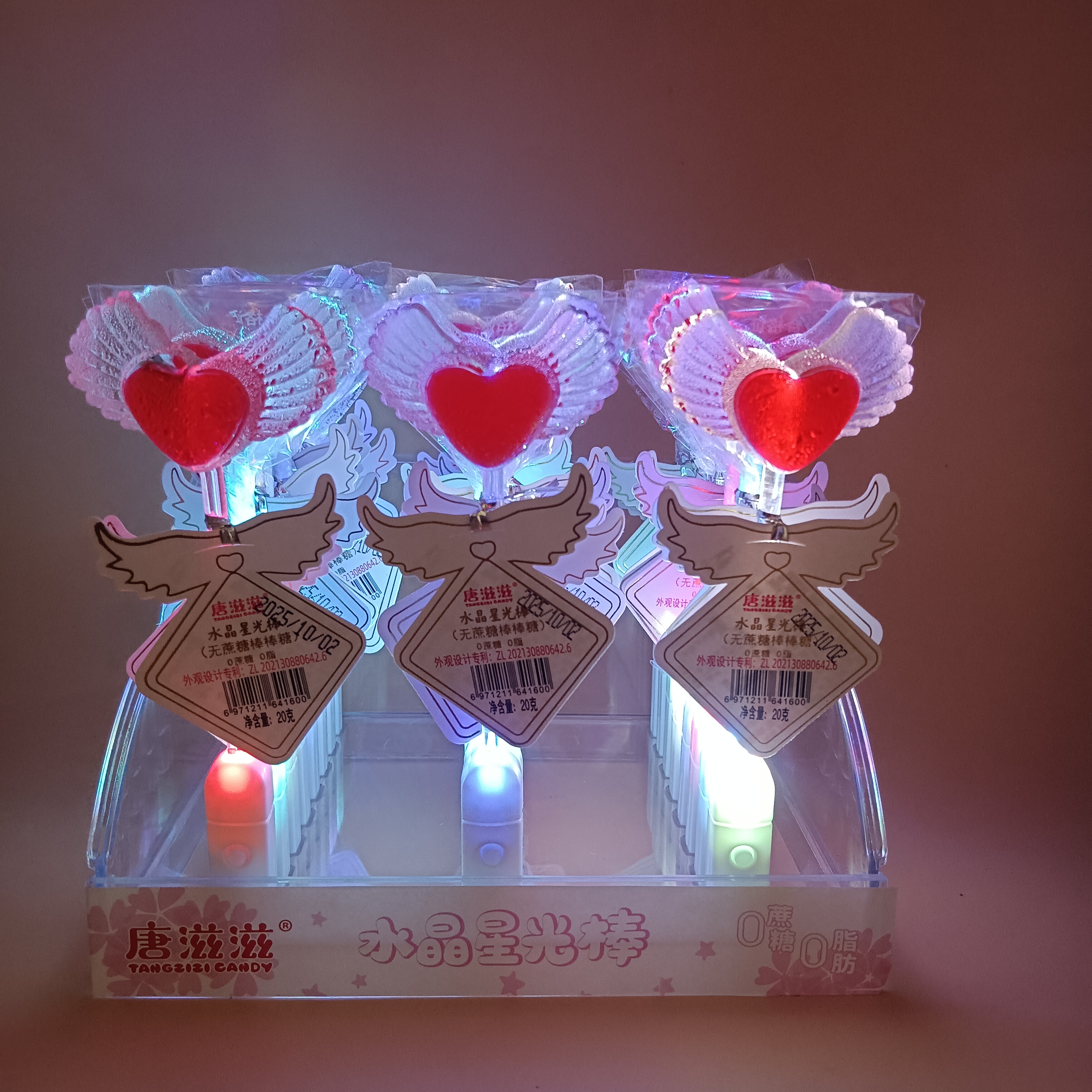 Crystal star light stick sugar
