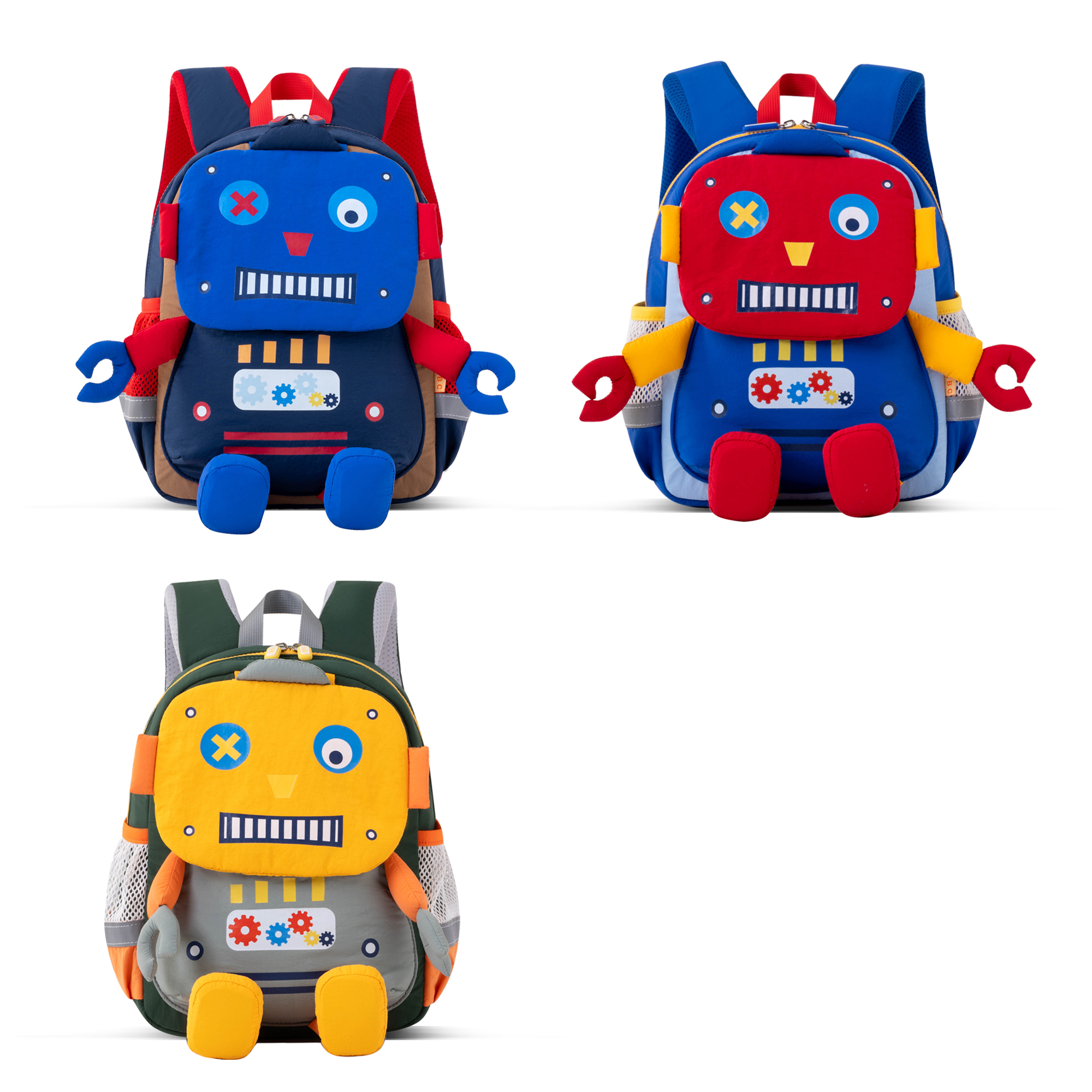 robot stylish kiddy backpack bag