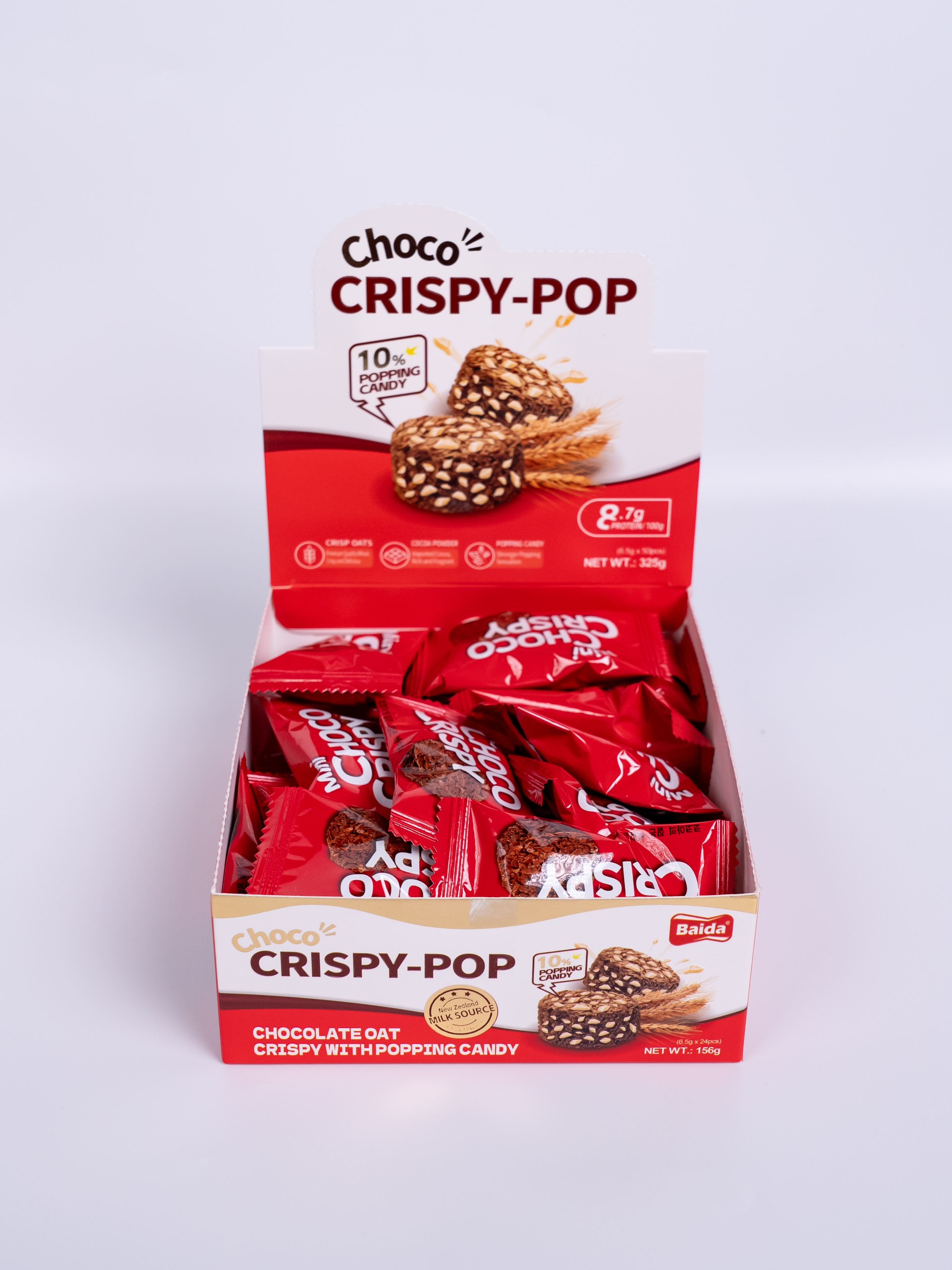 156g BAIDA CHOCO CRISP POP/325g BAIDA CHOCO CRISP POP